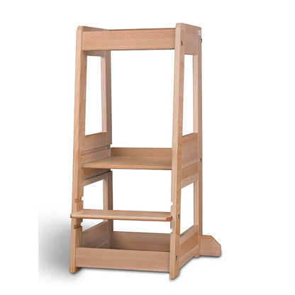 tiSsi leertoren FELIX NATURAL massief beukenhout 40x89x40 cm