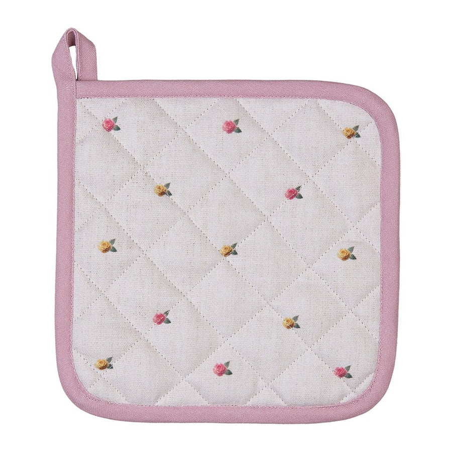 Pannenlap 20x20 cm katoen beige