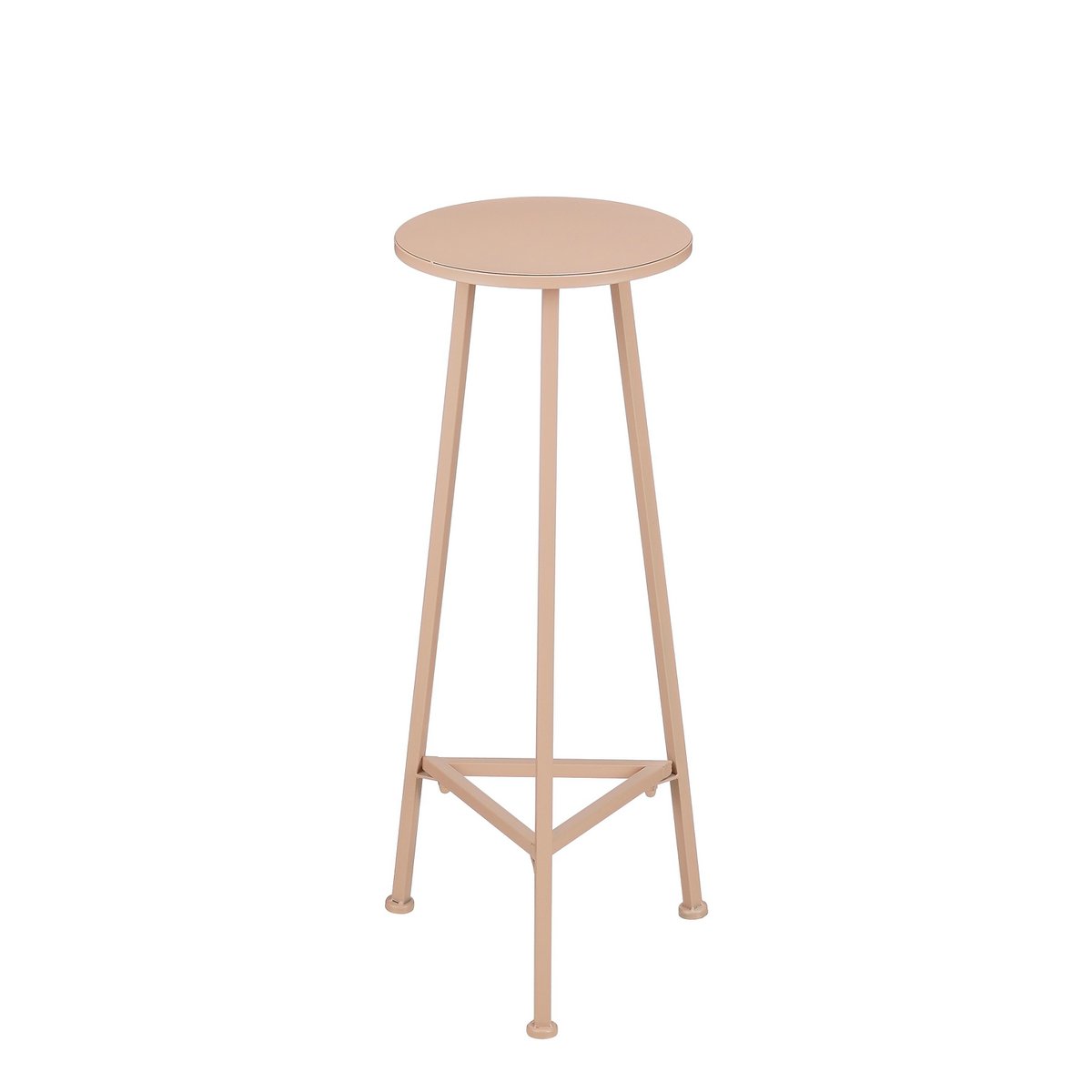 Plantentafel 80x30 cm metaal lichtroze