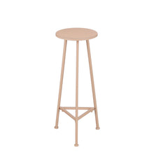 Plantentafel 80x30 cm metaal lichtroze