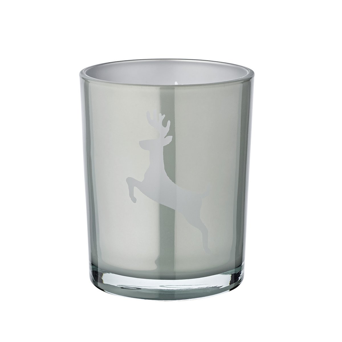 Lantaarn Loki 13 cm grijs glas