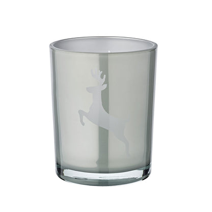 Lantaarn Loki 13 cm grijs glas