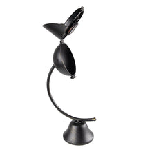 Table Clock 12x20x37 cm Black Metal Table Clocks Indoor