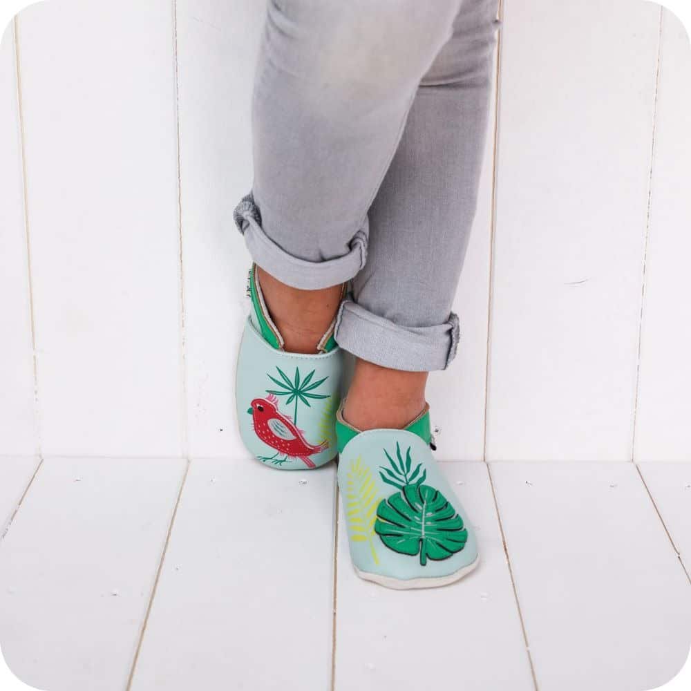 Soft leather baby shoes Cardinal Tropical