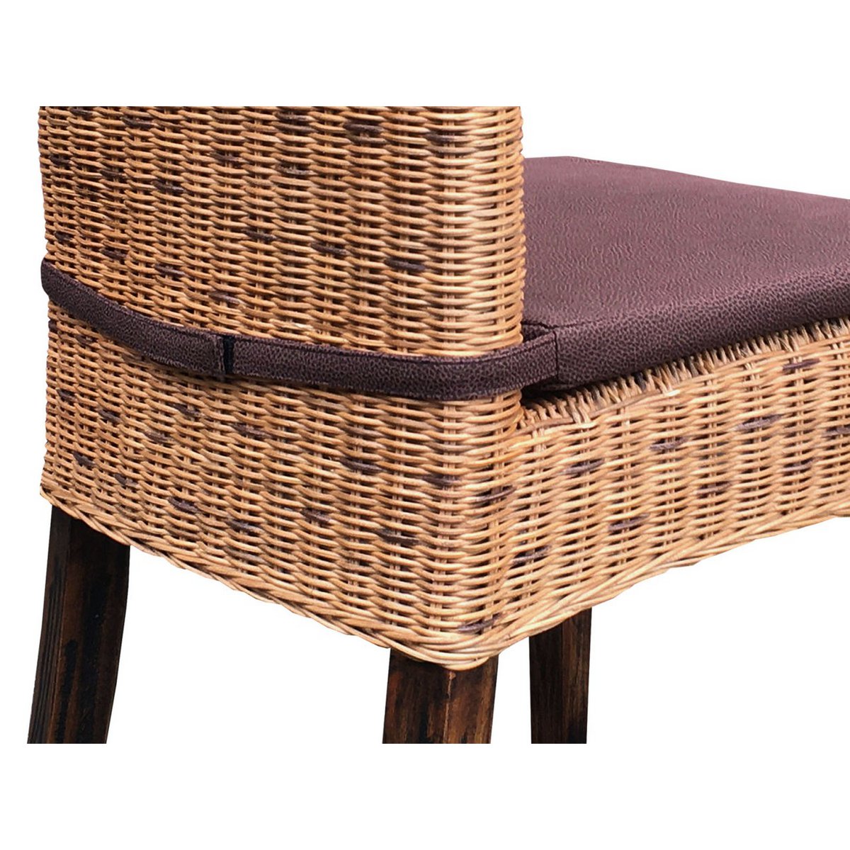 Eetkamer Stoel Rattan Set Vier Cabana Mand Stoelen Nu