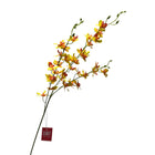 Kunstbloem Phalaenopsis 100 cm lichtgeel zijde
