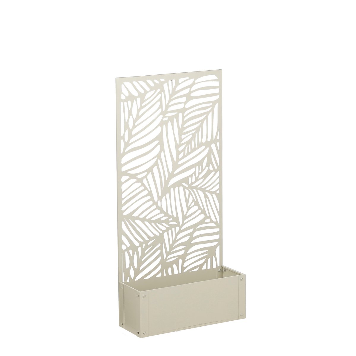 Plantenstandaard 118 cm ijzer gebroken wit