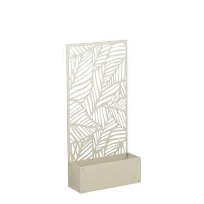 Plantenstandaard 118 cm ijzer gebroken wit