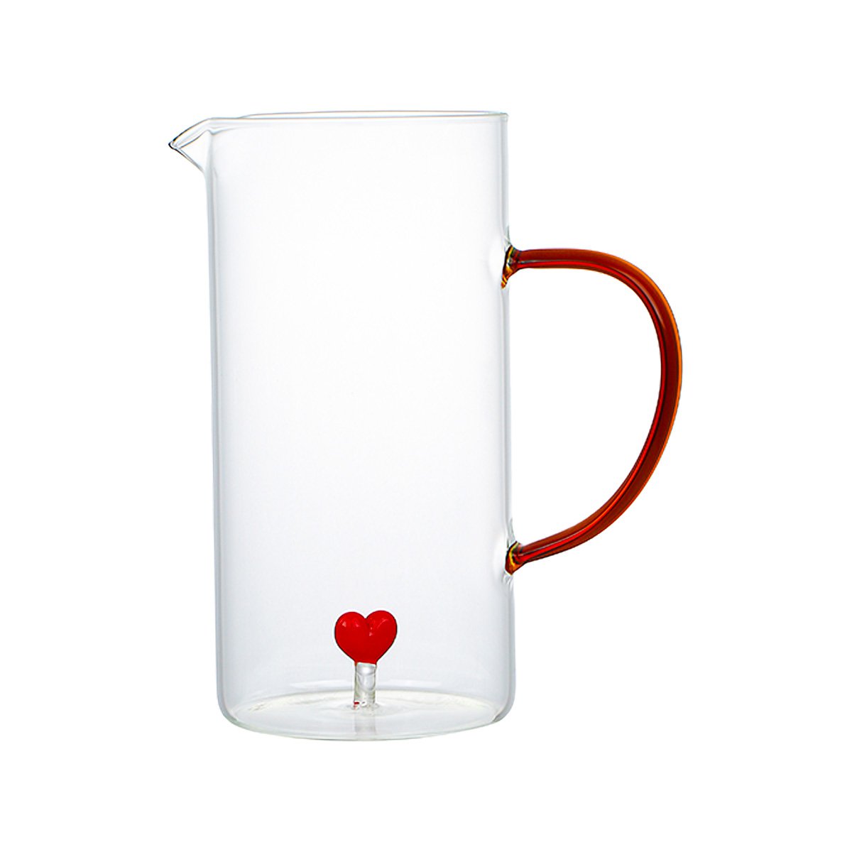 Hartenkan 1.5L rood glas