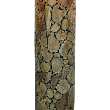 Vloerlamp drijfhout 170 cm naturel wit