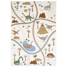 Speelmat kinderen 123x180 cm polyester dino