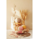 Velvet garland "Cream Dust" with stars