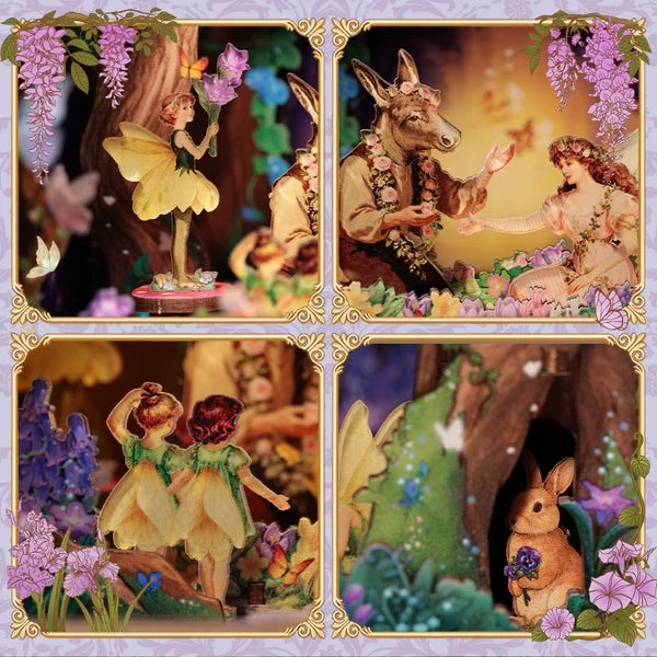 Cutebee, 3D DIY Dollhouse, A Midsummer Night's Dream, TTKA201, 15.5x12.4x16.1cm