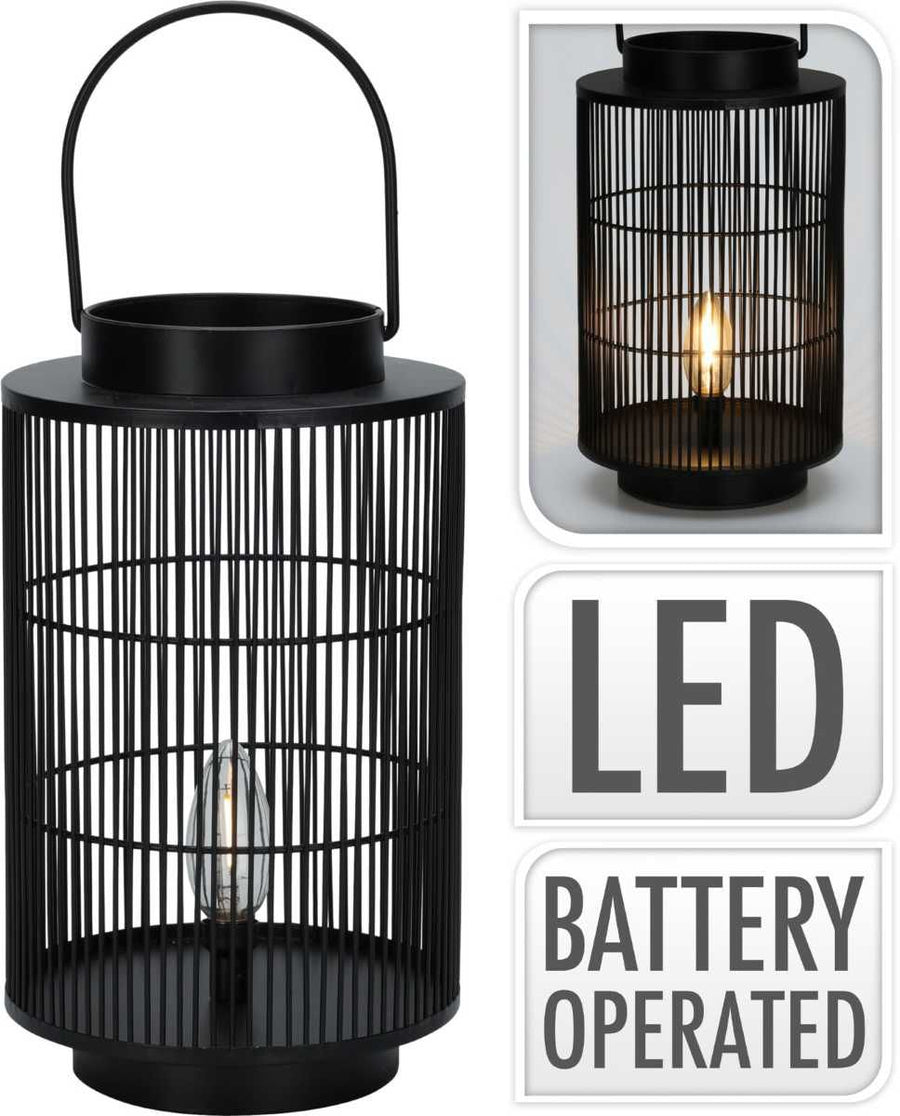 Lantaarn 30 Cm - Led - Metaal
