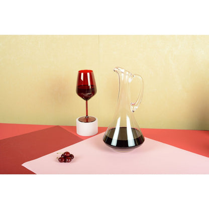 Glazen karaf met handvat 17x31 cm