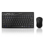 Rapoo Wireless Combo Set Keyboard And Mouse Multi-Mode 8000M Black Qwerty Us