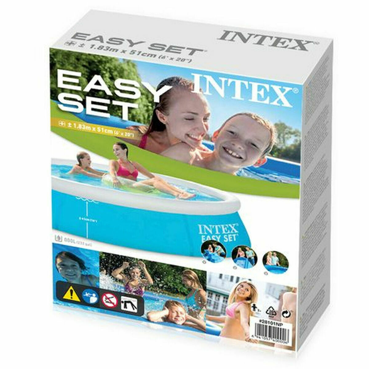 Intex Opblaaszwembad Easy Set Intex 28101Np 886 L 880 L 183 X 51 X 183 Cm