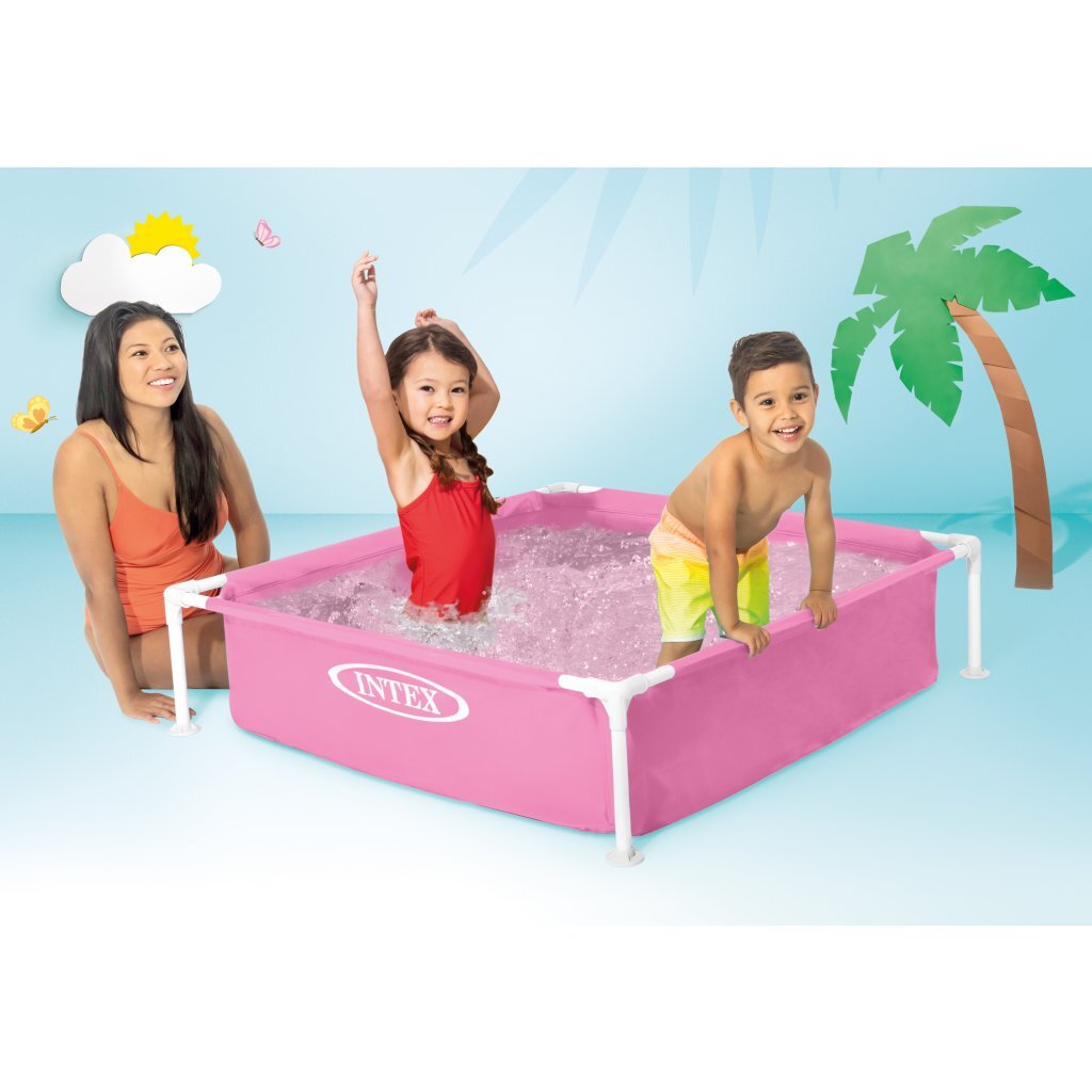 Intex 57172Np Wet Set Collection Mini Frame Pool 122X122 Cm Roze