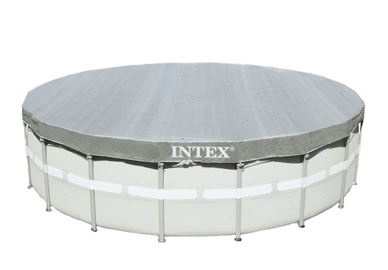 Intex 28040 Luxe (Verzwaard) Afdekzeil Voor Frame Pools 488 Cm