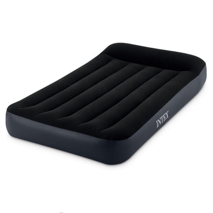 Intex 64141 Pillow Rest Classic Twin 1-Persoons Luchtbed 191X99X25 Cm Zwart