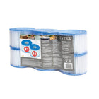 Intex 29011 Pure Spa Filter Cartridge S1 6 Pieces
