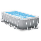 Intex Zwembad 400x200x122 cm grijs/blauw