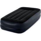 Luchtbed 99x191x42 cm zwart met ingebouwde pomp