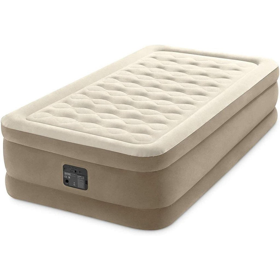 Intex 64426Nd Ultra Plush Twin Luchtbed + Ingebouwde Pomp 191X99X46 Cm Beige