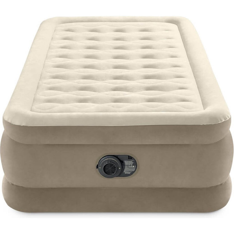 Intex 64426Nd Ultra Plush Twin Luchtbed + Ingebouwde Pomp 191X99X46 Cm Beige