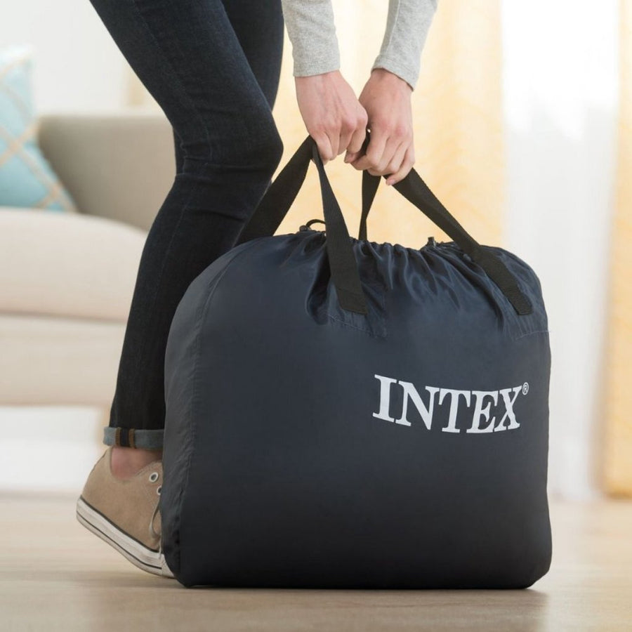 Intex 64426Nd Ultra Plush Twin Luchtbed + Ingebouwde Pomp 191X99X46 Cm Beige
