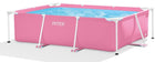 Intex opbouwzwembad rechthoek 220x150x60 cm roze