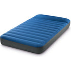 Intex luchtbed 191x99x22 cm blauw met USB pomp