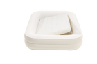 Kinderluchtbed 132x71x10 cm met handpomp wit