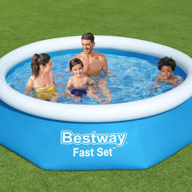 Bestway Zwembad Fast Set Opblaasbaar Rond 244X66 Cm 57265