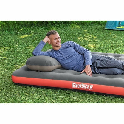 Bestway Dubbel Matras Roll & Relax 203X183X22 Cm Opblaasbaar En Camping 67703