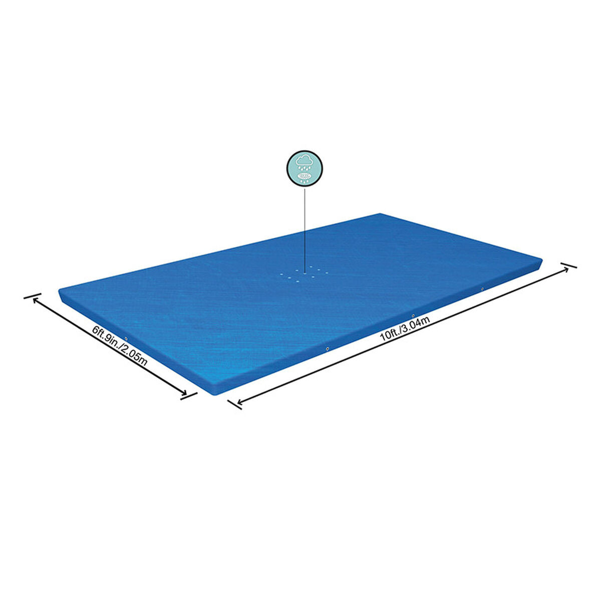 Bestway Zwembadafdekking Bestway Blauw 300 X 201 X 66 Cm