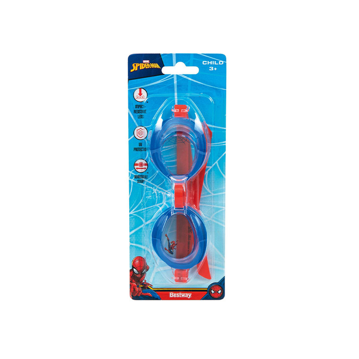 Bestway Zwembril Voor Kinderen Bestway Blauw Spiderman (1 Stuks)