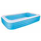 Zwembad rechthoekig 305x183x56 cm 1302L wit blauw
