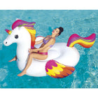 Bestway Zwembadluchtbed Supersized Unicorn 233X156X136,5 Cm Blauw En Wit