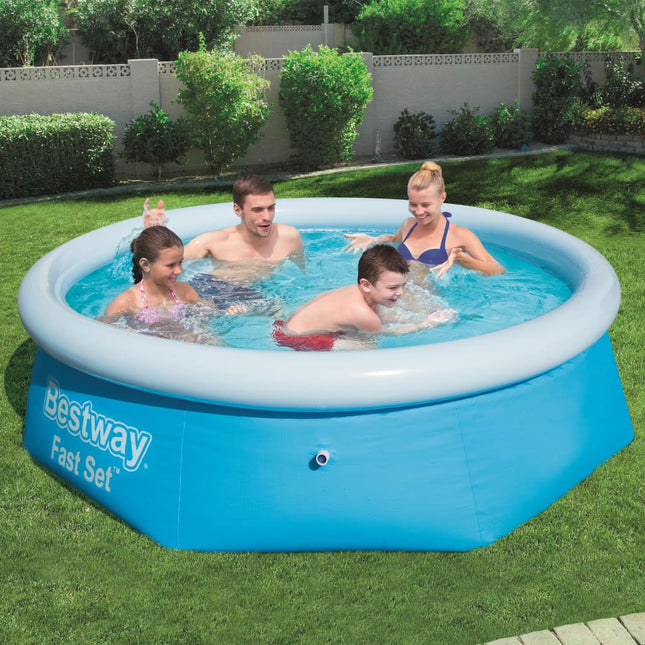 Bestway Zwembad Opblaasbaar Fast Set Rond 244X66 Cm 57265