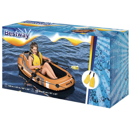 Bestway Opblaasbootset Kondor 000 Set 155 x 93 cm met roeispanen