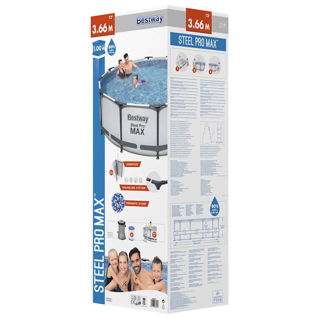 Bestway Zwembadset Steel Pro Max 366X100 Cm