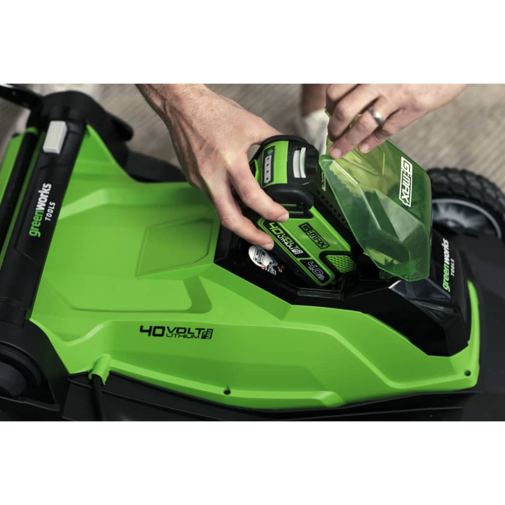 Greenworks Grasmaaierset 2-In-1 40 V 41 Cm