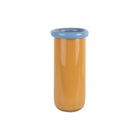 Vaas glas geel 14x14x31 cm