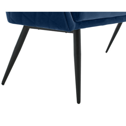 Bench 160 cm velvet blue