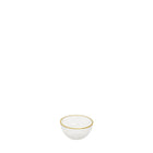 Glazen kom 9x9x3 cm goud