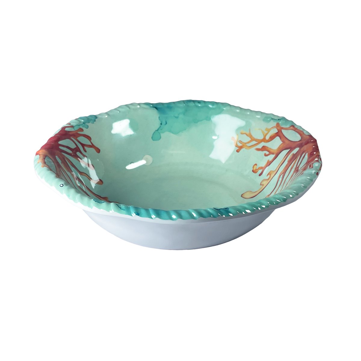 Melamine bord koraal 20x20x5.5 cm