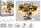Kerstverlichting 7M 96 LED extra warm wit batterij