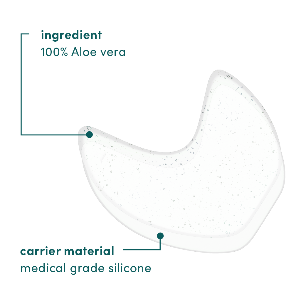 Oog en slaap pads met aloë vera herbruikbaar