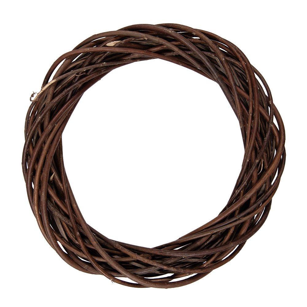 Krans 40x7 cm bruin rotan